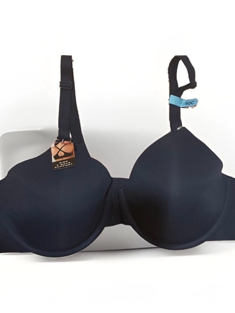 Bali Black Seamless T-Shirt Bra